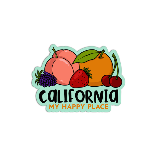 Fruits California Sticker