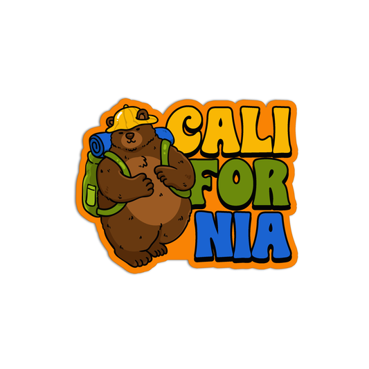 Brown Bear California Sticker