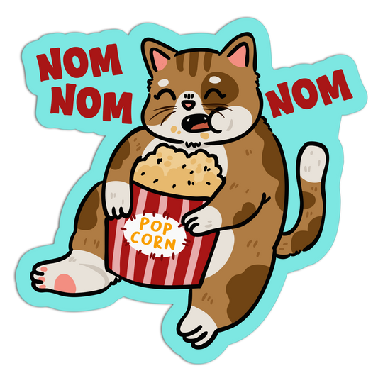 Cinema Snacker New Cats Stickers