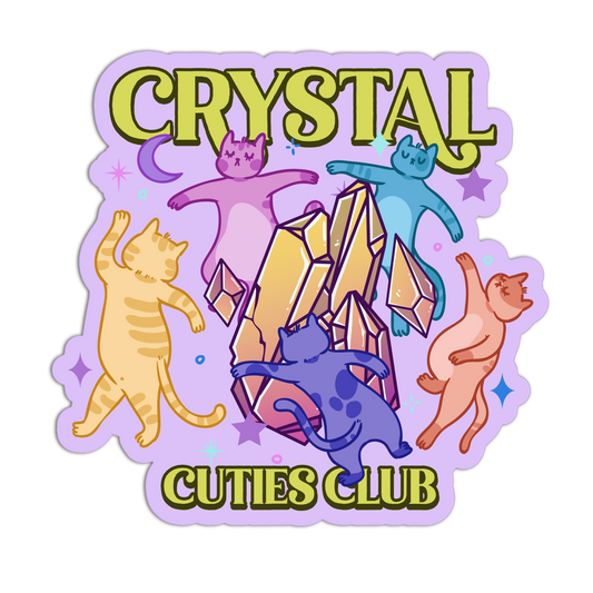 Kitten Clubhouse New Crystal Stickers
