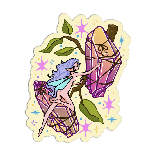 Twine-Tied Fairy New Crystal Stickers