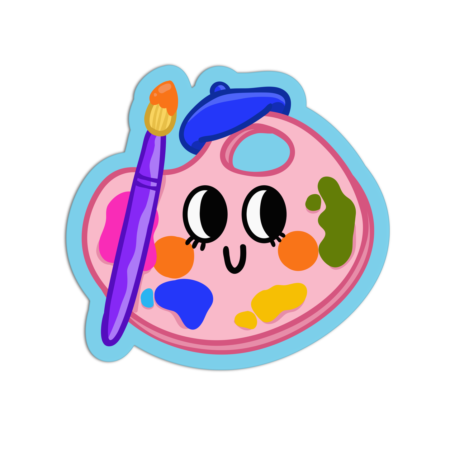 Paint New Smileys Sticker