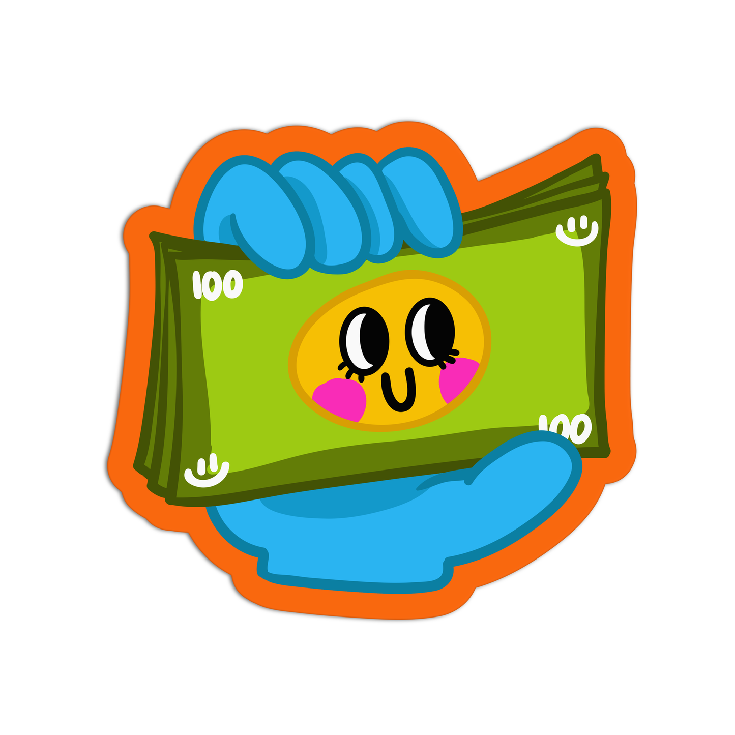 Money New Smileys Sticker