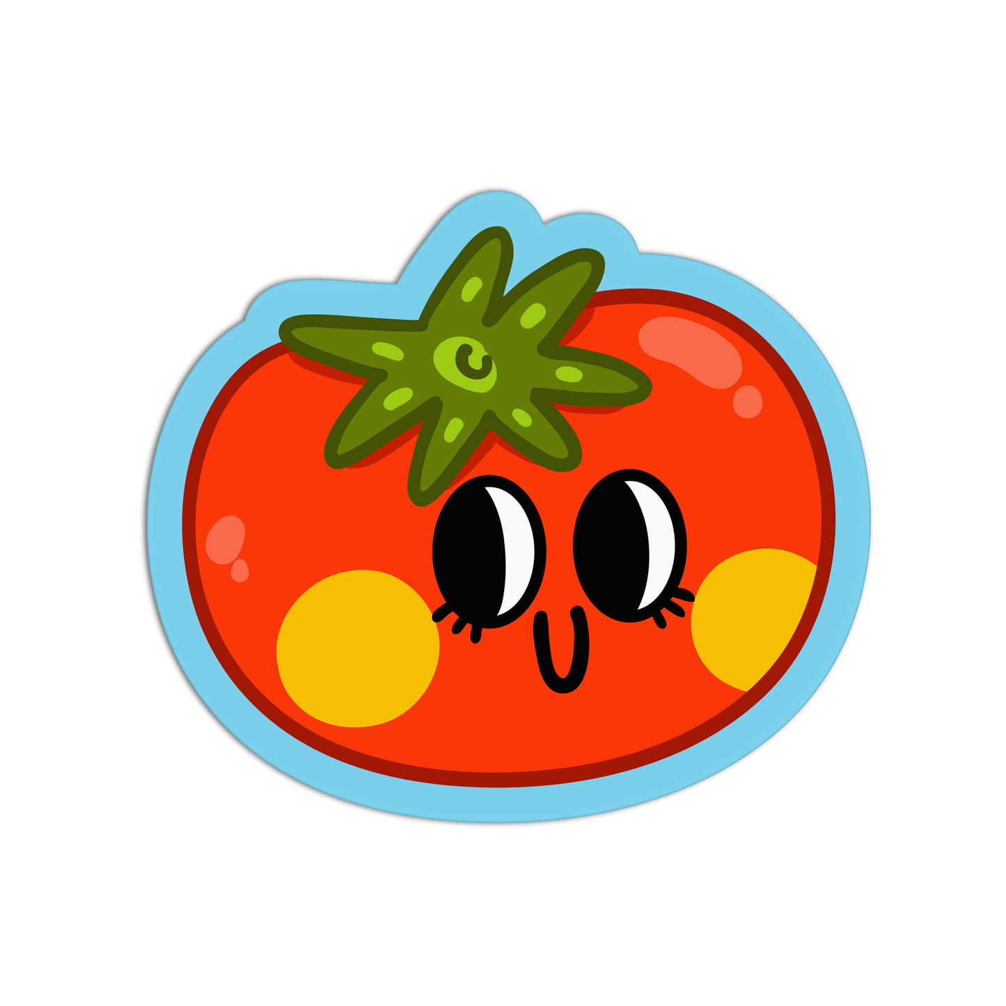 Tomato New Smileys Sticker
