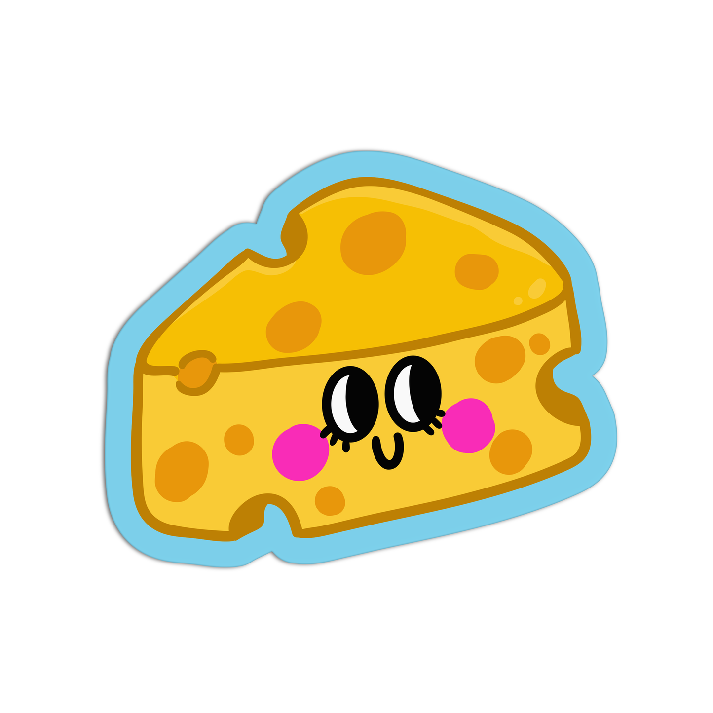 Cheese New Smileys Sticker