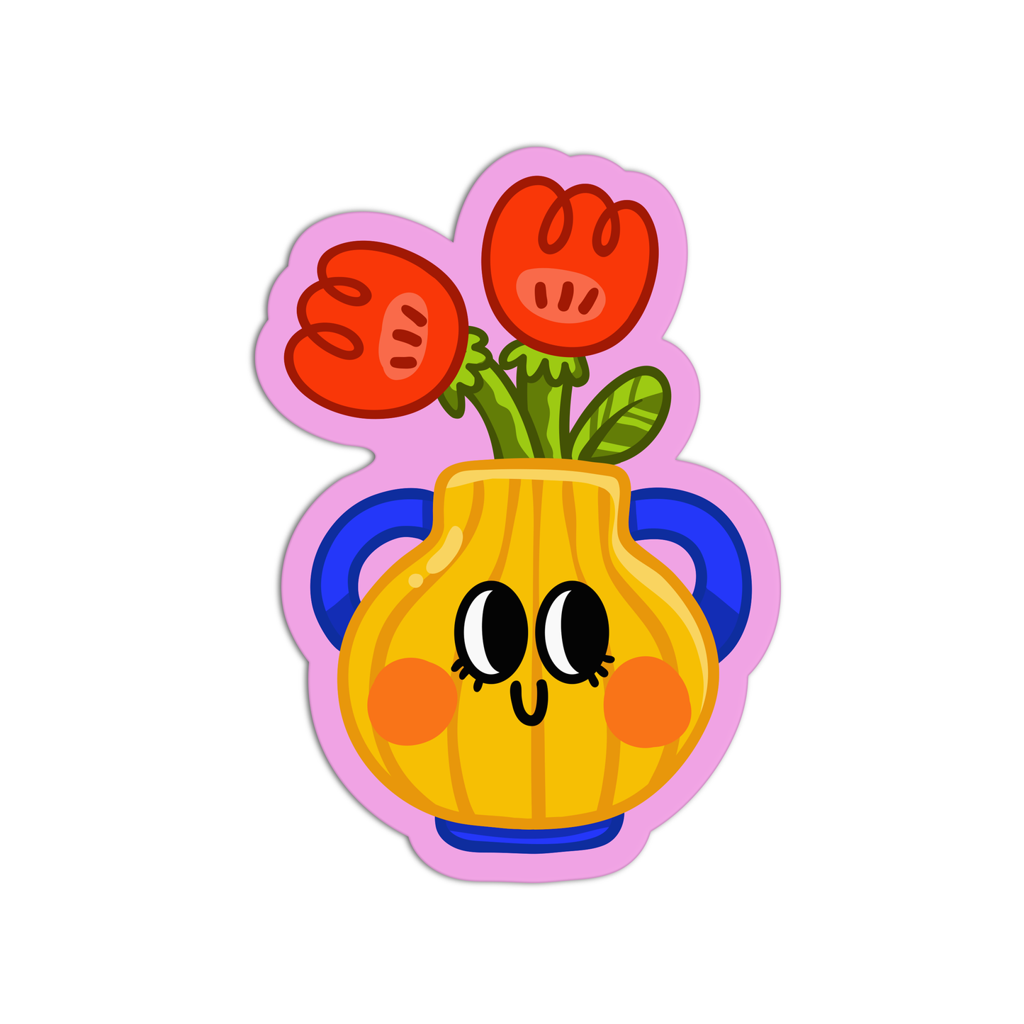 Flower New Smileys Sticker