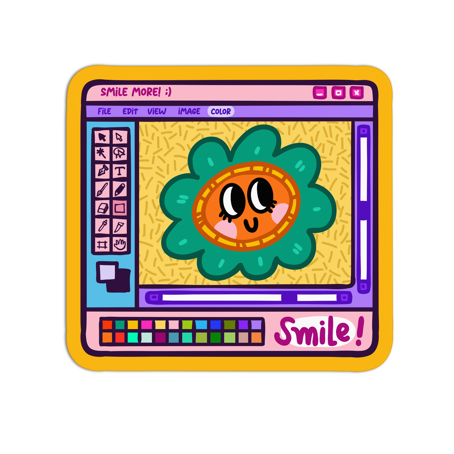 Smile New Smileys Sticker