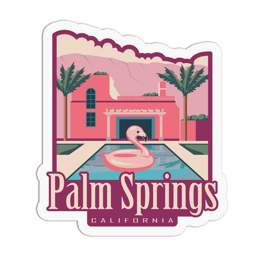 Palm Springs Travel Series_Palm Springs Sticker