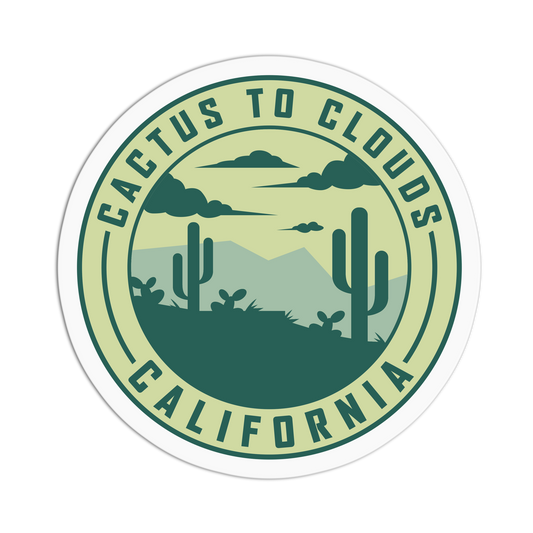 Cactus To Clouds Travel Series_Palm Springs Sticker