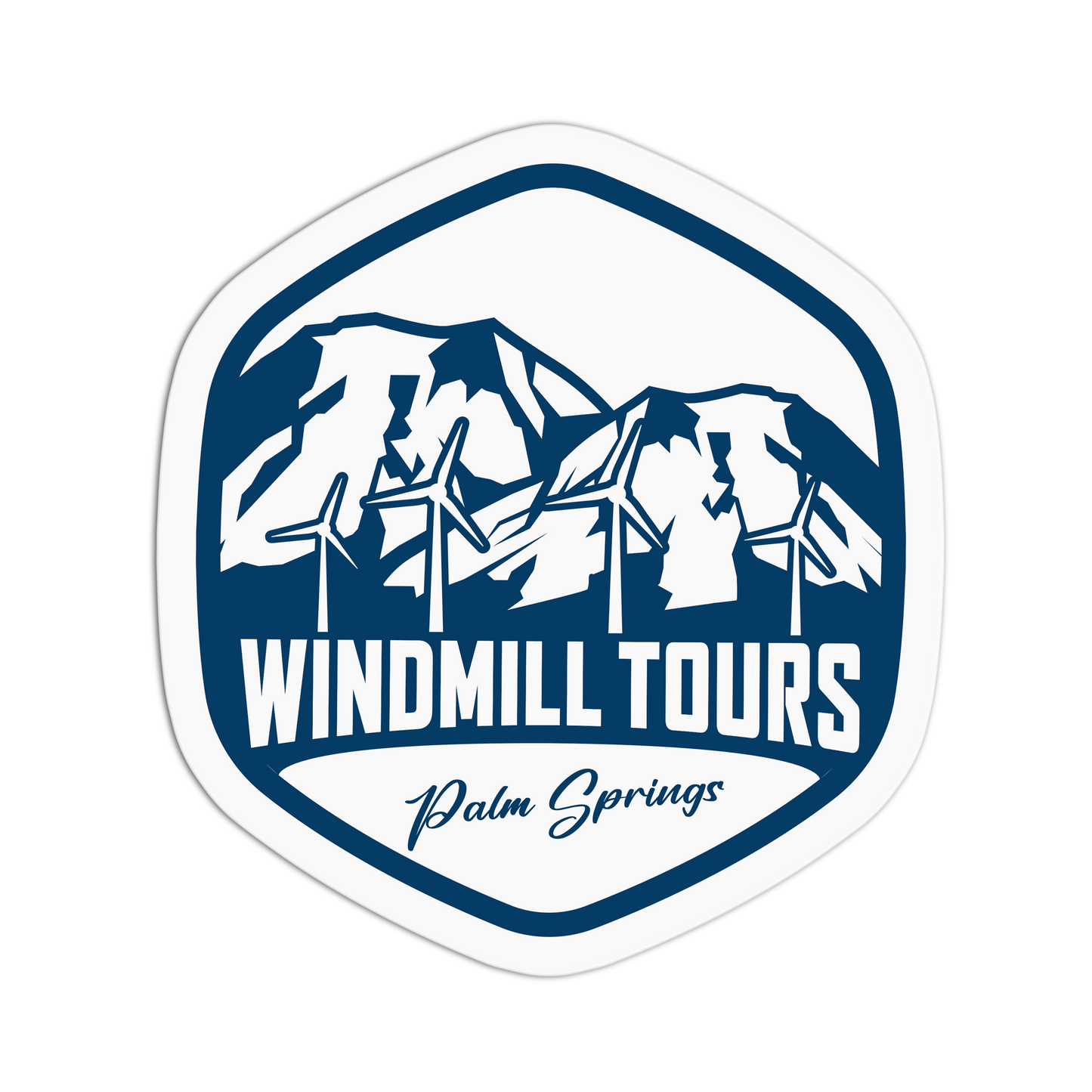 Windmill Tours Travel Series_Palm Springs Sticker