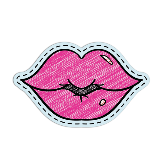 Pucker of Peace Patch Stickers