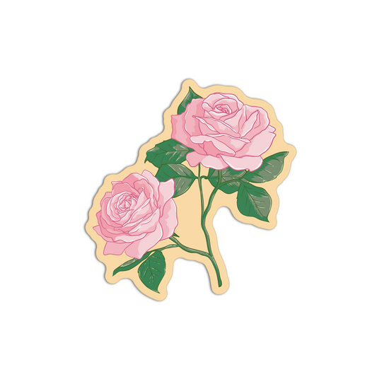 Pink Rose Sticker