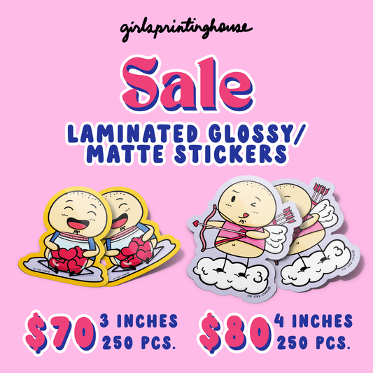 Regular Laminated Sticker Sale