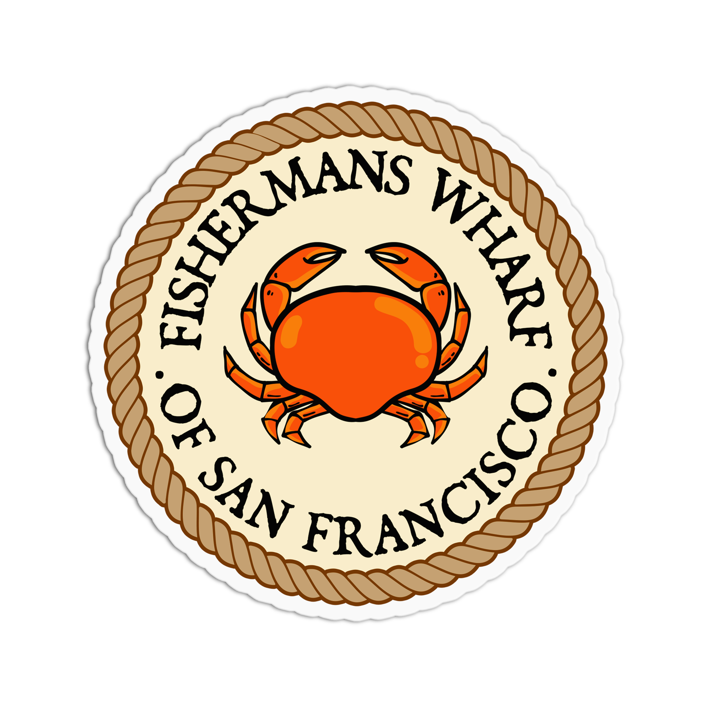 Fisherman's Wharf San Francisco Sticker