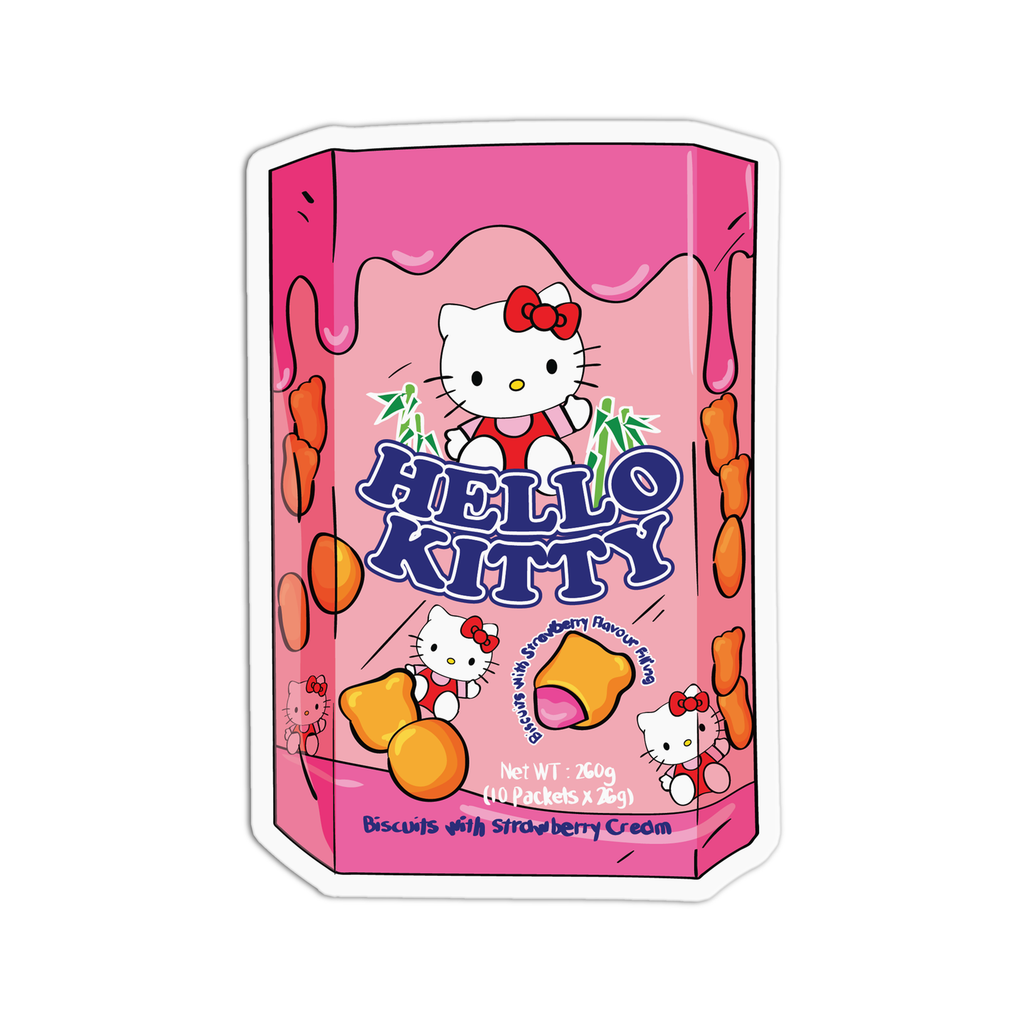 Hello Kitty Biscuits Sanrio Sticker – GirlsPrintingHouse