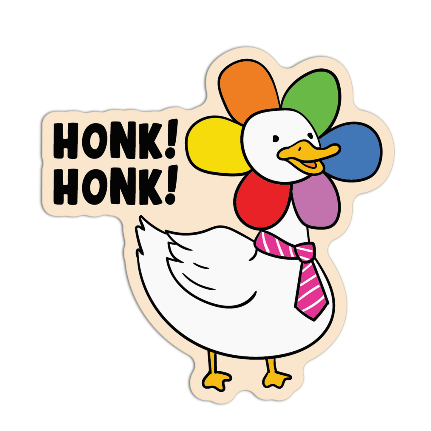 Honk Honk Silly Goose Sticker