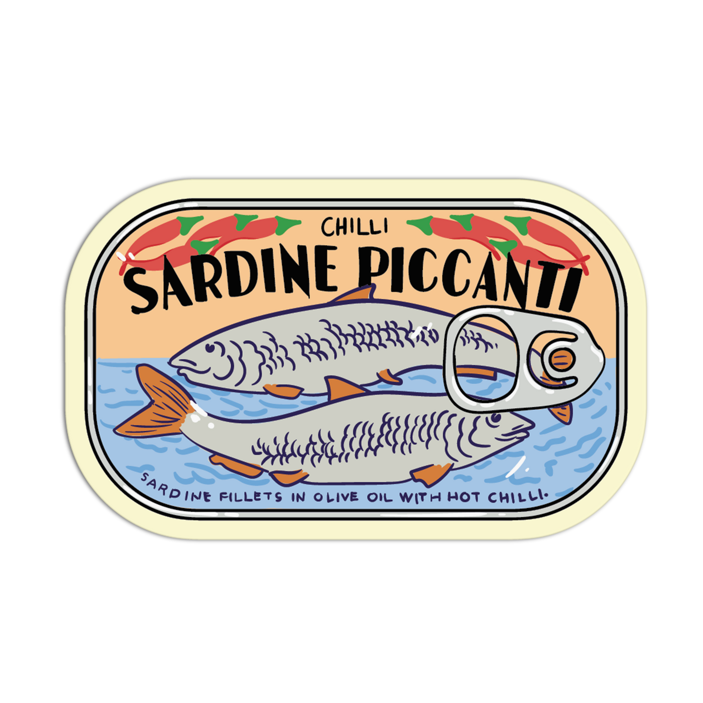 Sardine Piccanti Supermarket Stickers