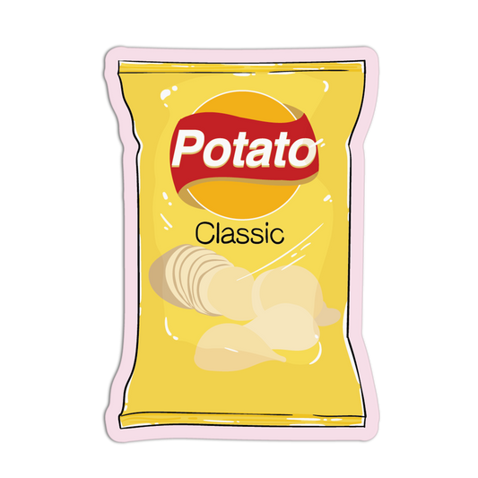 Golden Potato Staple Supermarket Stickers