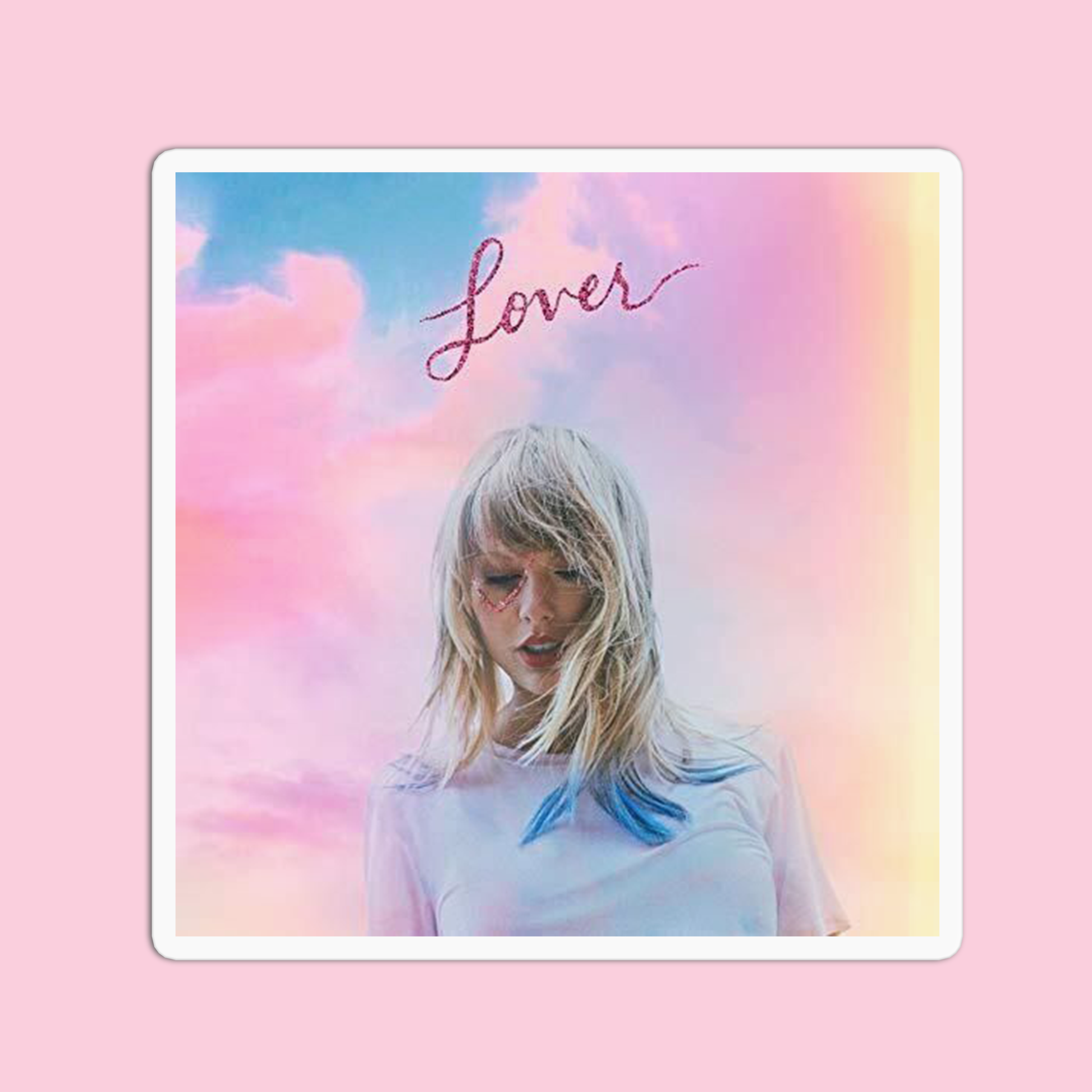lover lyrics— taylor swift “lover” Sticker for Sale by annagcrow