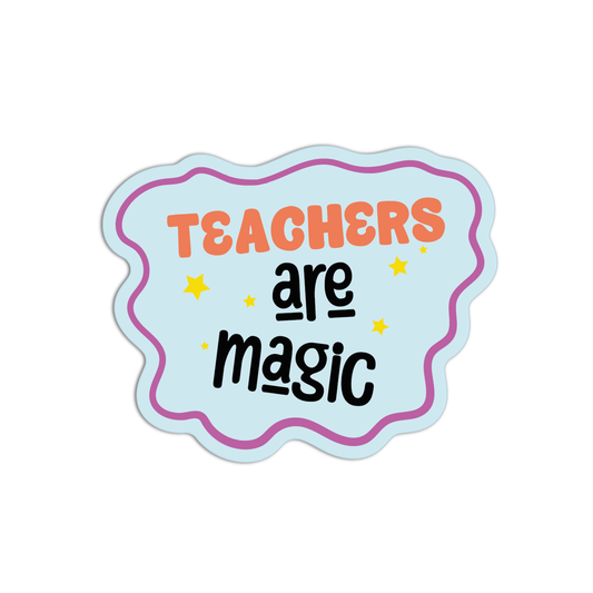 Teachers Are Magic Teacher Sticker