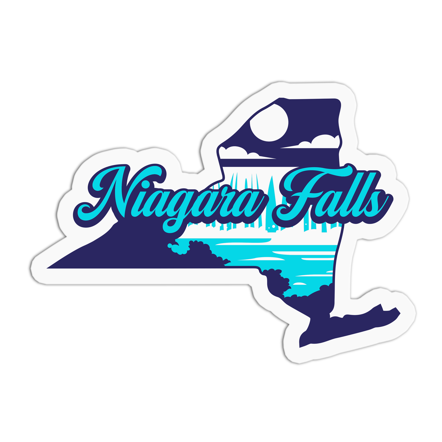Niagara Falls Travel Series_Niagara Falls Sticker