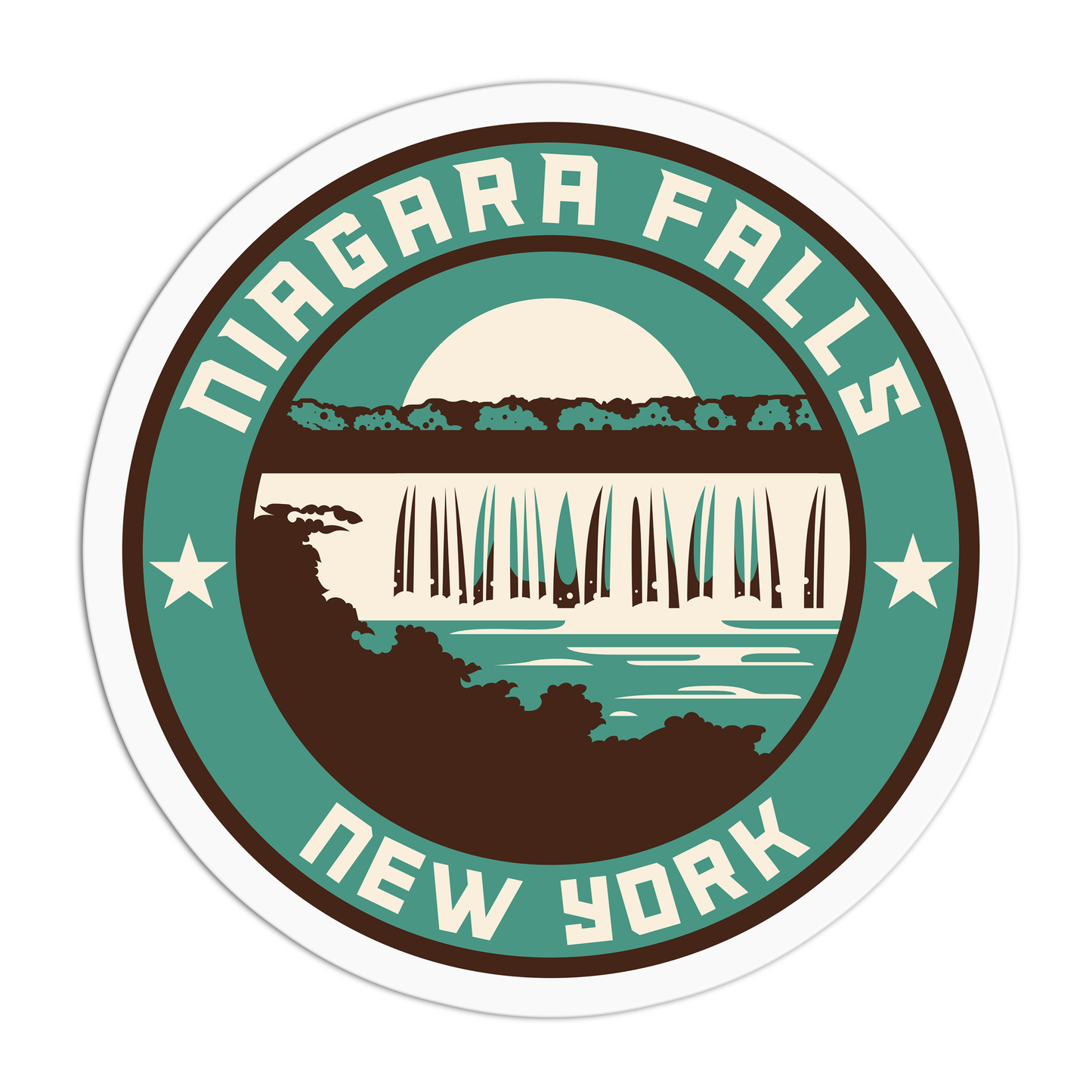 Niagara Falls Travel Series_Niagara Falls Sticker