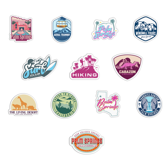 Travel Series_Palm Springs Sticker Pack