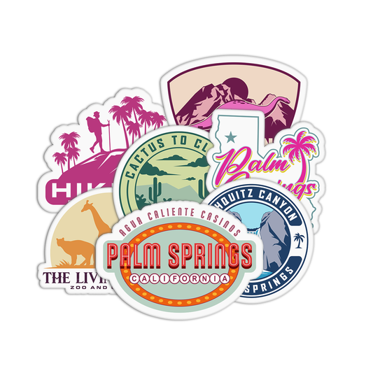Travel Series_Palm Springs Sticker Pack