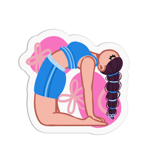 Ustrasana Yoga Sticker