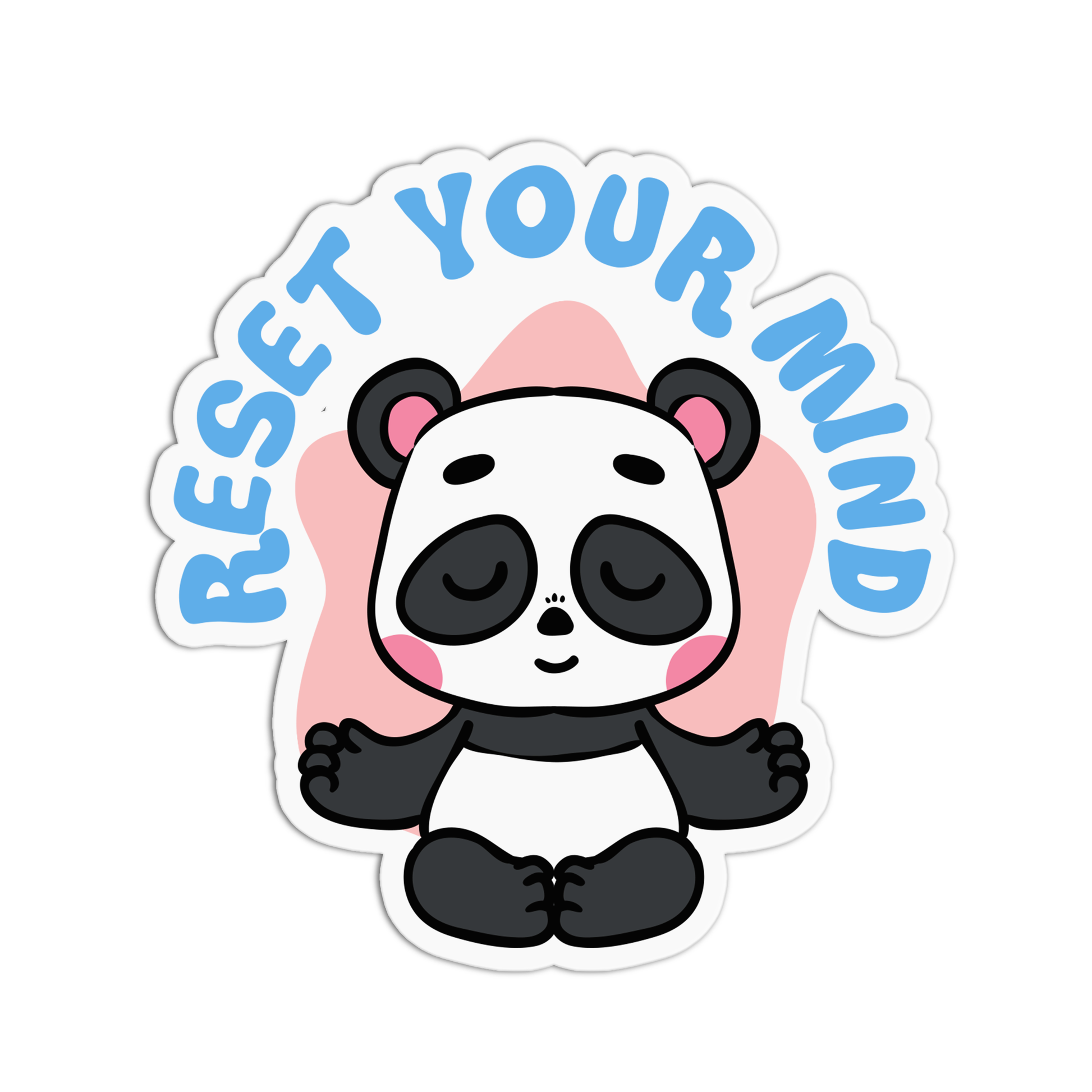 Reset Your Mind Yoga Stickers – GirlsPrintingHouse