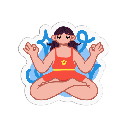 Easy Seat Yoga Sticker