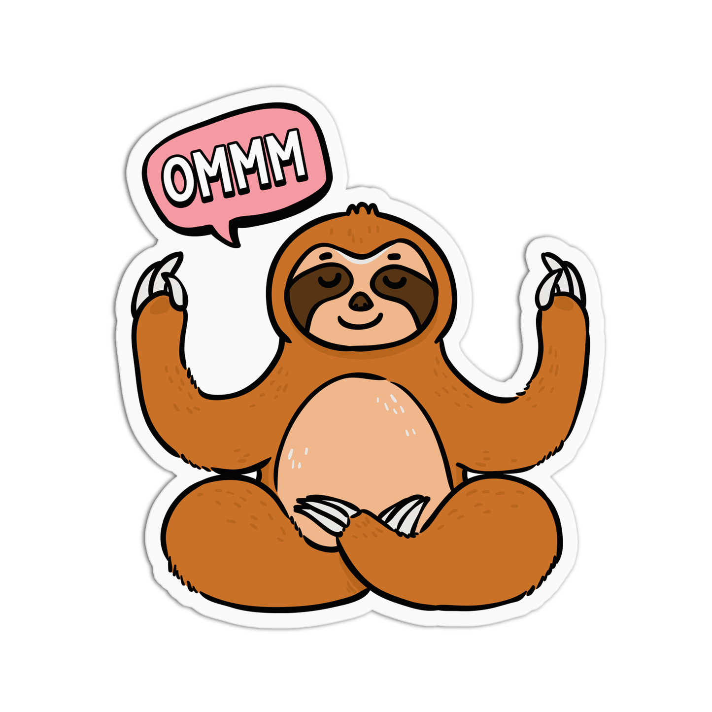 Ommm Yoga Stickers – GirlsPrintingHouse