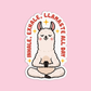 Inhale Exhale Llamaste All Day Yoga Stickers