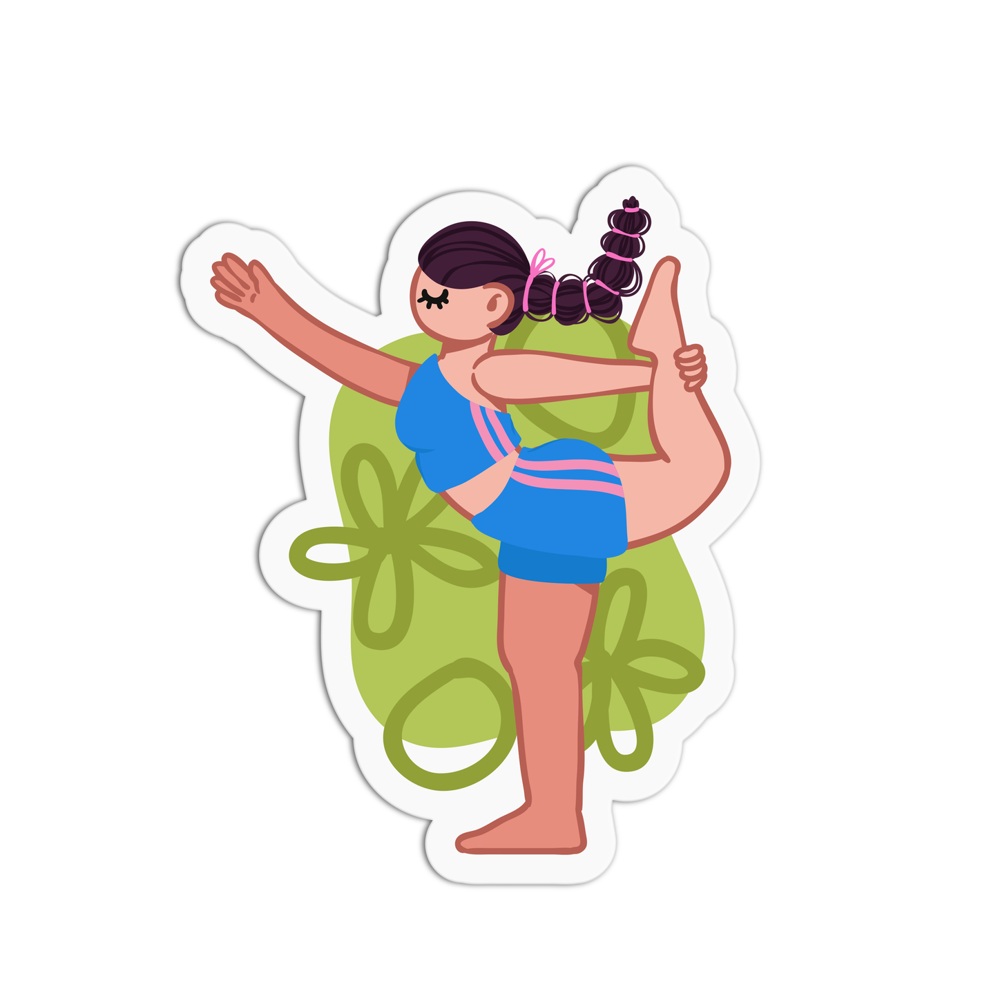 Dancer Yoga Sticker