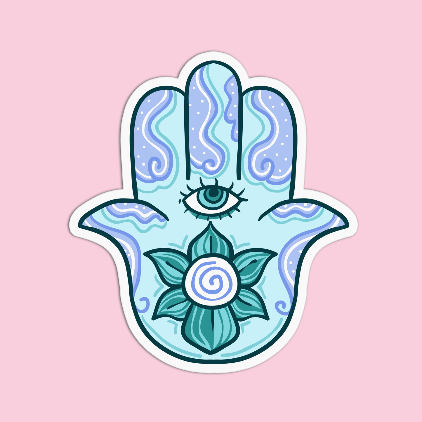 Eye & Flower Yoga Stickers