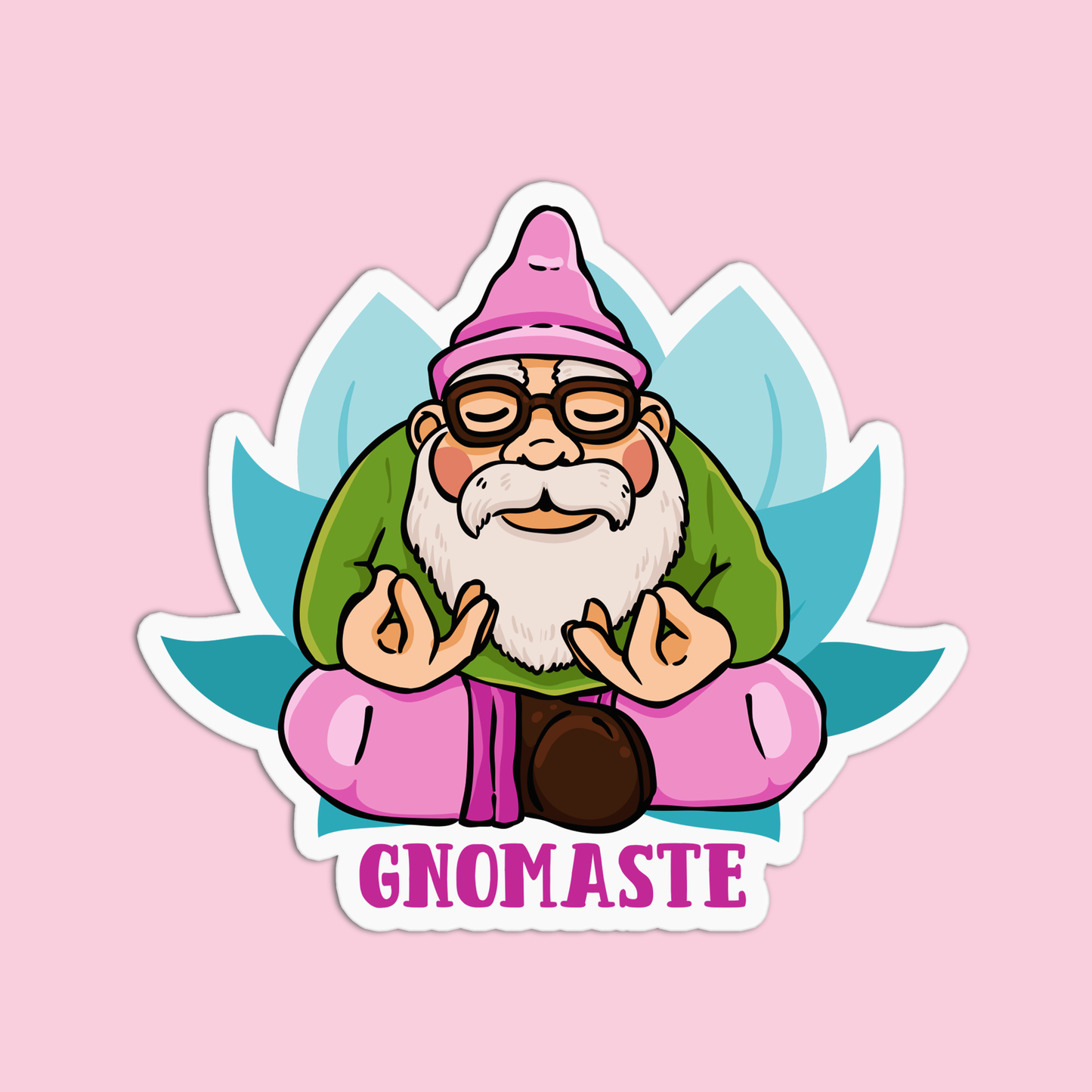 Gnomaste Yoga Stickers