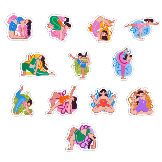 Yoga Sticker Sheet