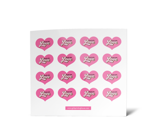 Filled with LOVE  (Sticker Sheets)