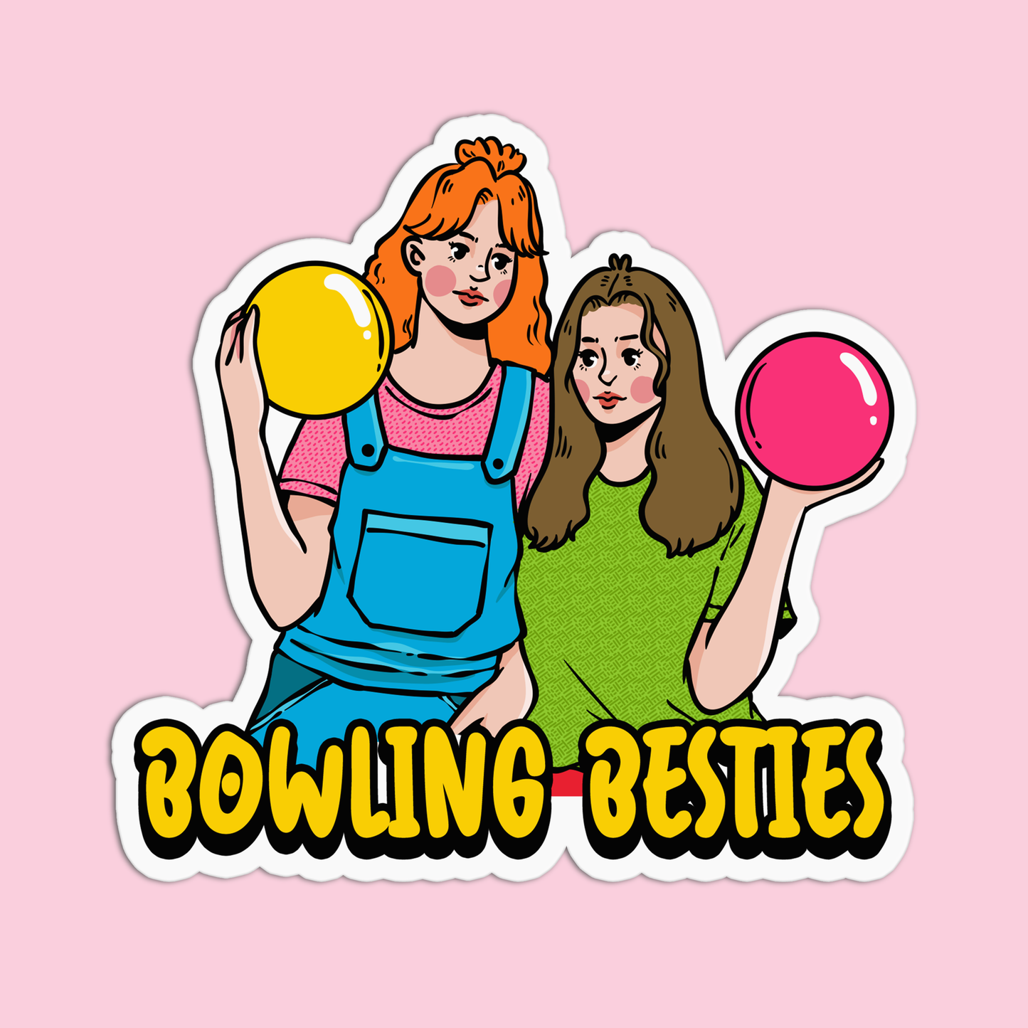 Bowling Besties Sticker