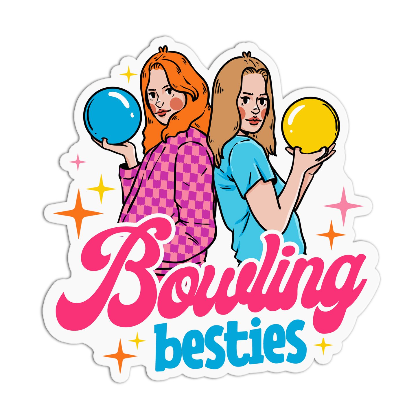 Bowling Bestie 4 Sticker