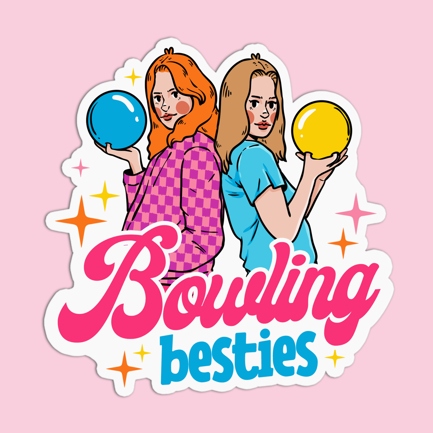 Bowling Bestie 4 Sticker