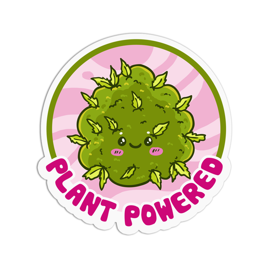 Plant powered Sticker