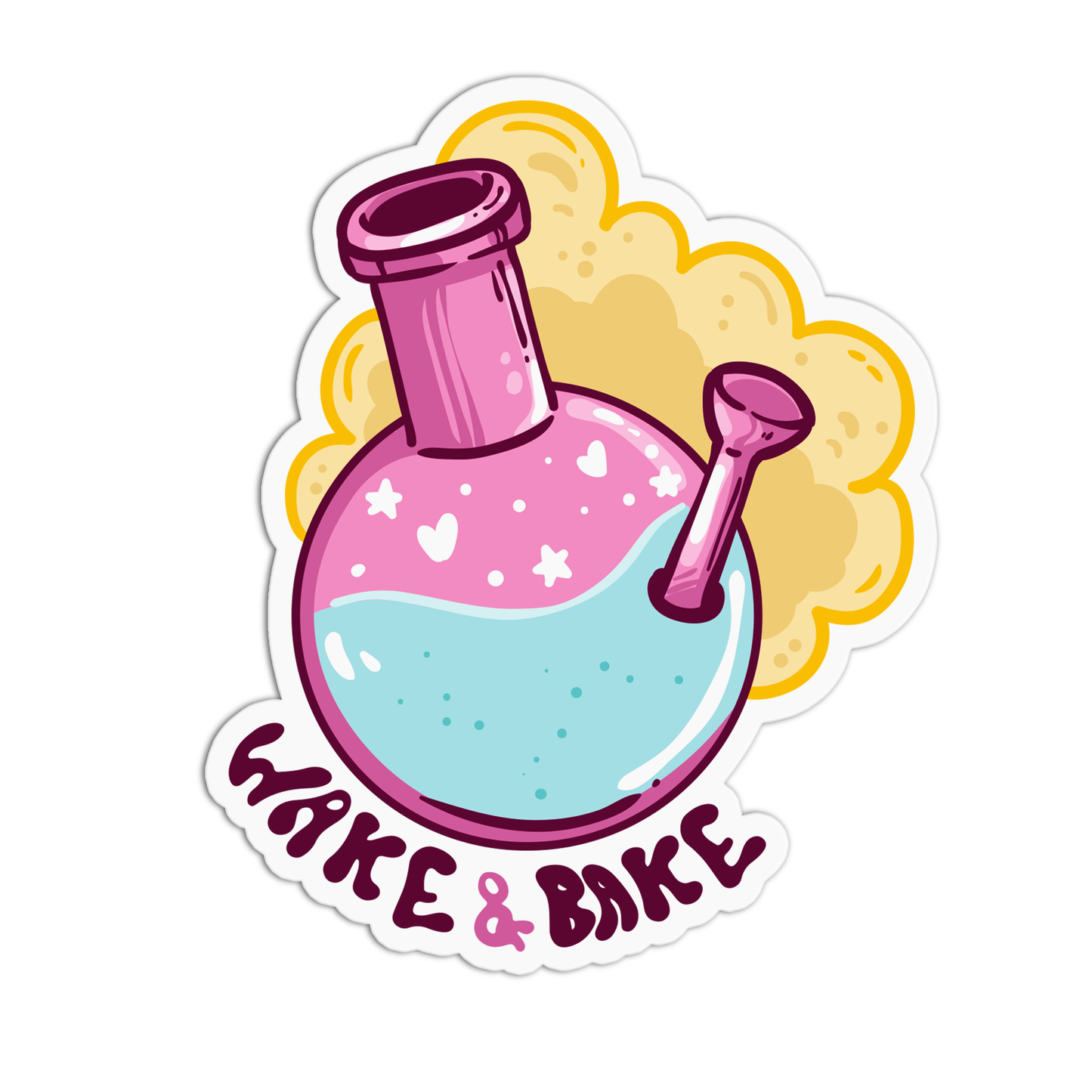 Wake & Bake Sticker