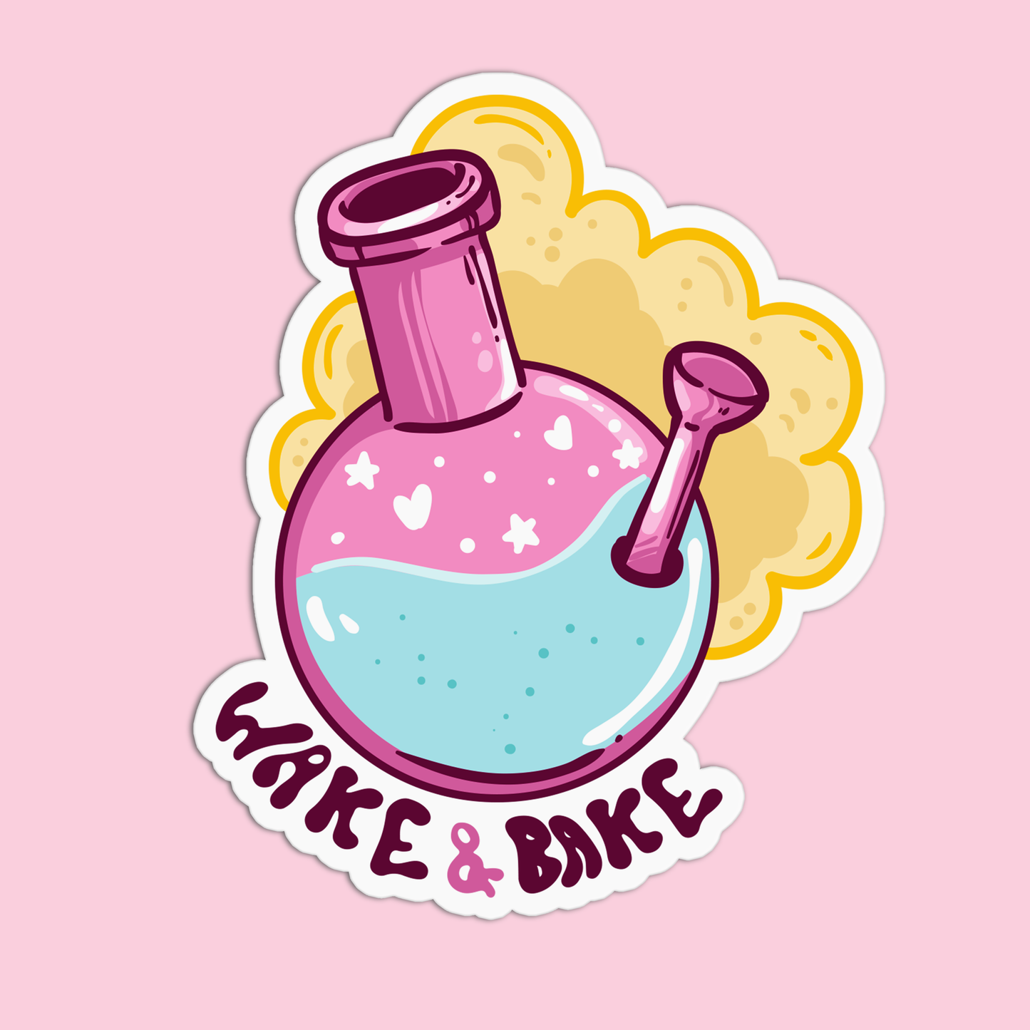 Wake & Bake Sticker