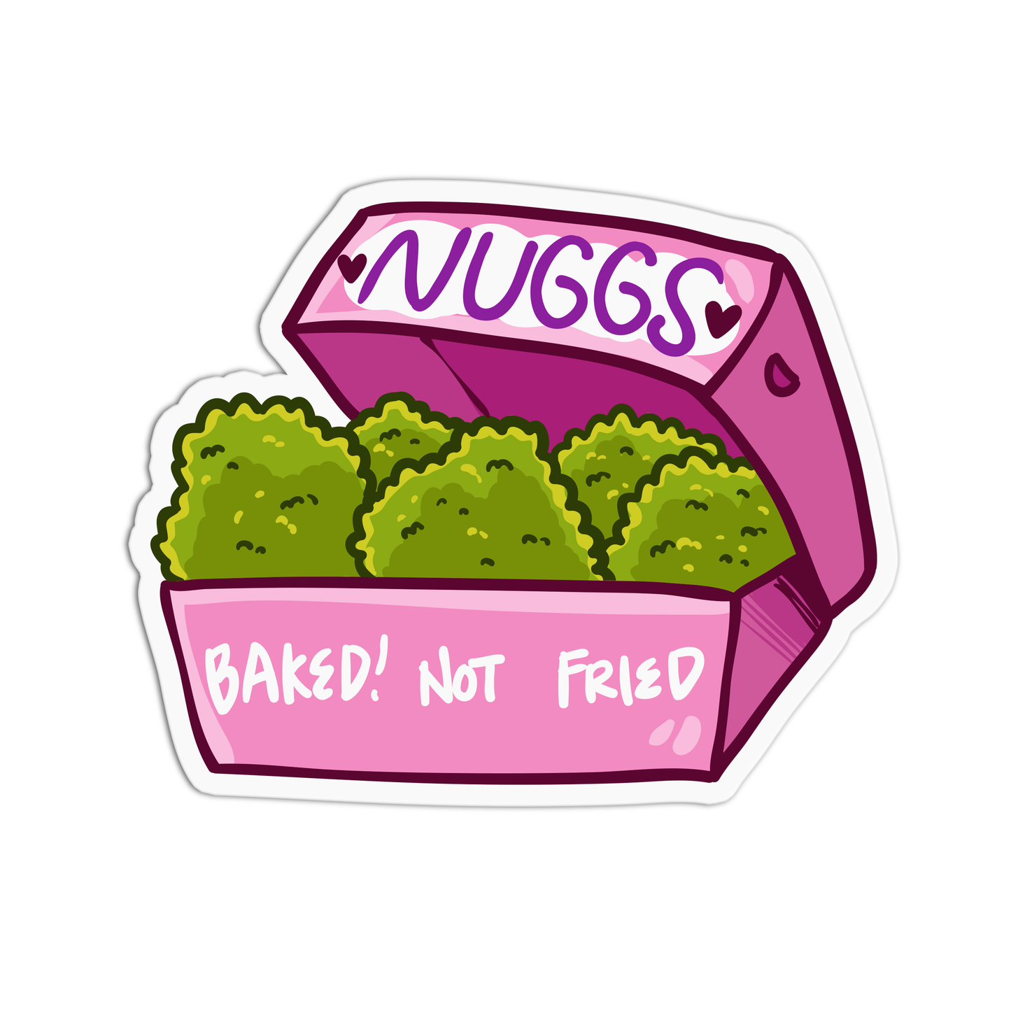 NUGGS (Baked not Fried) Sticker