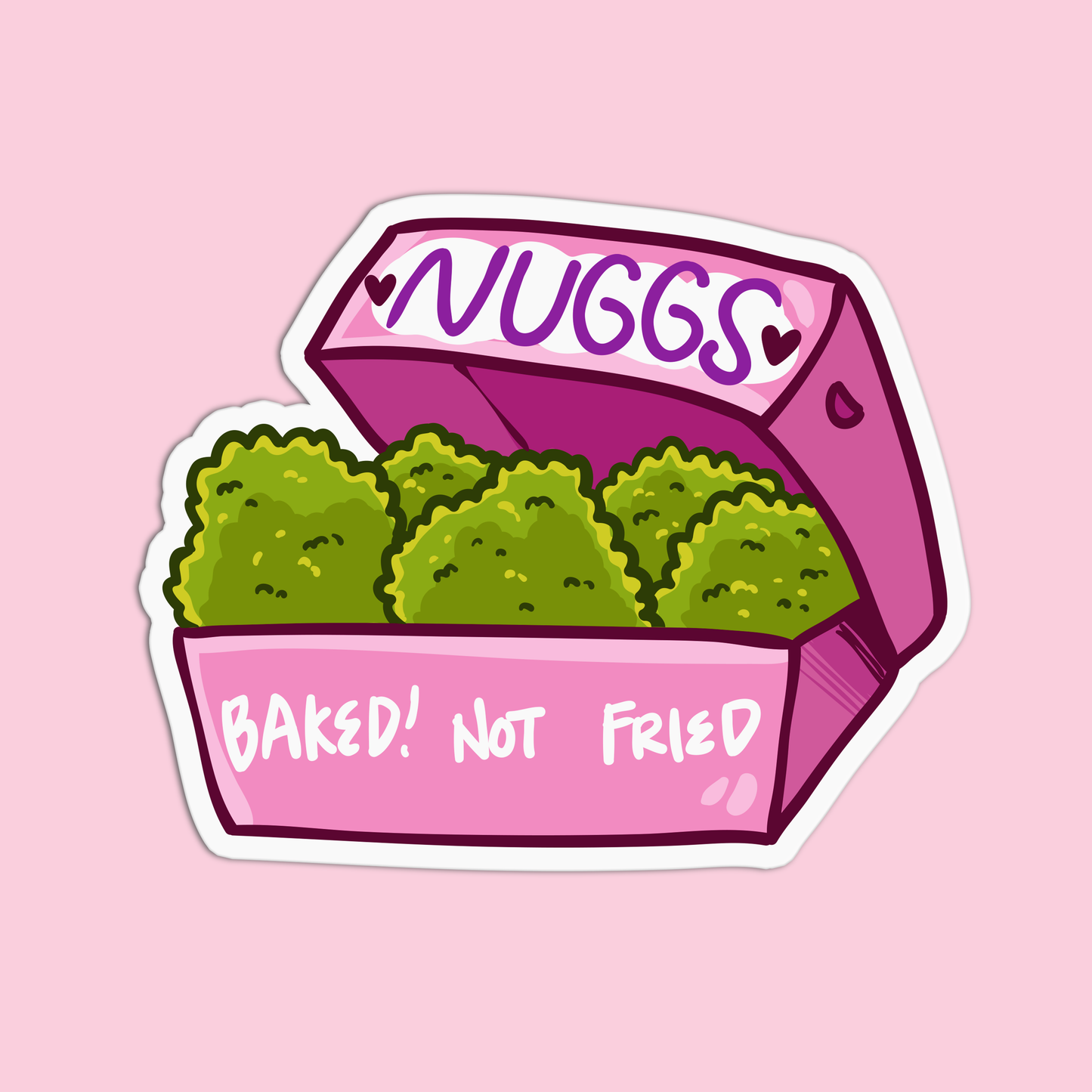 NUGGS (Baked not Fried) Sticker