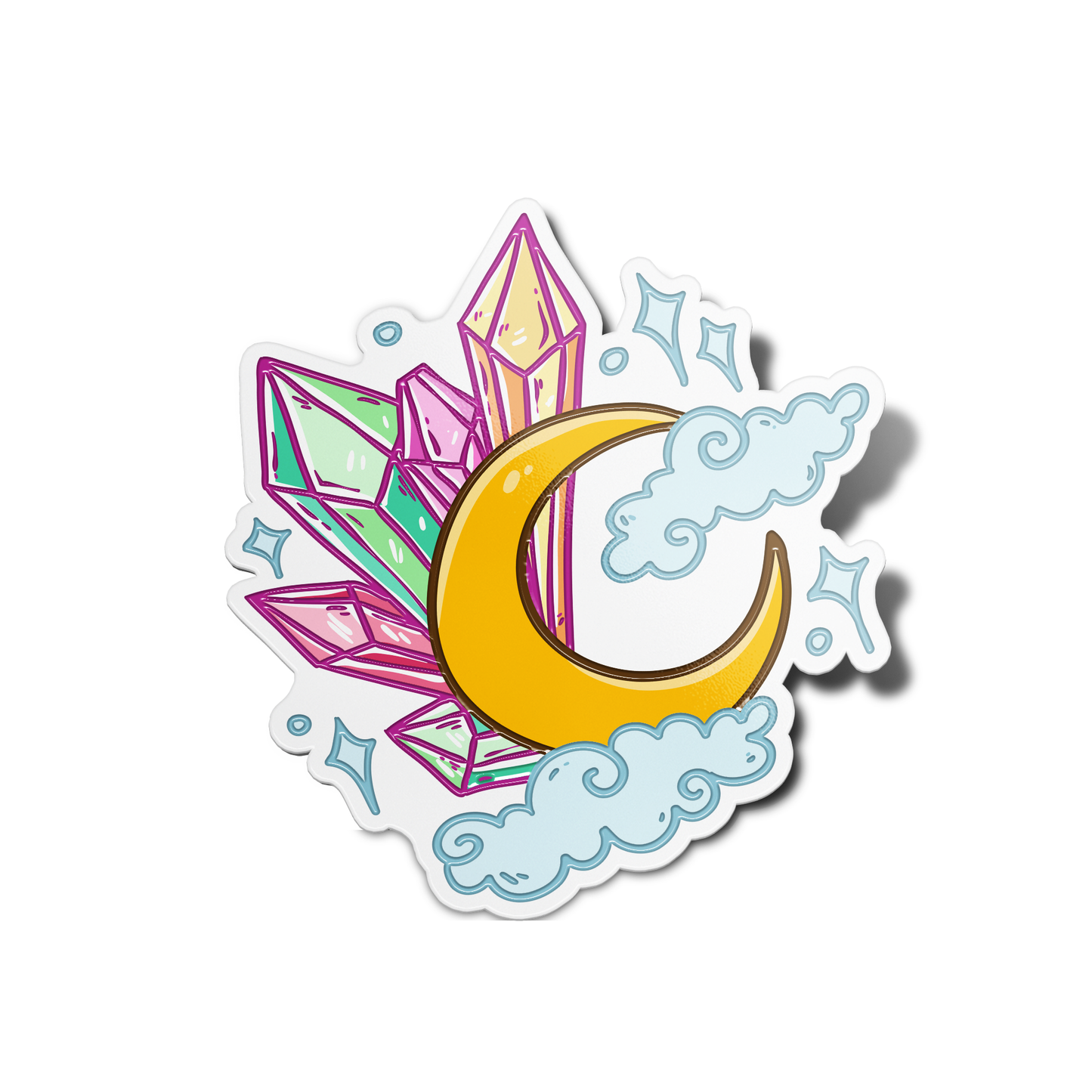 Moon Crystals Stickers