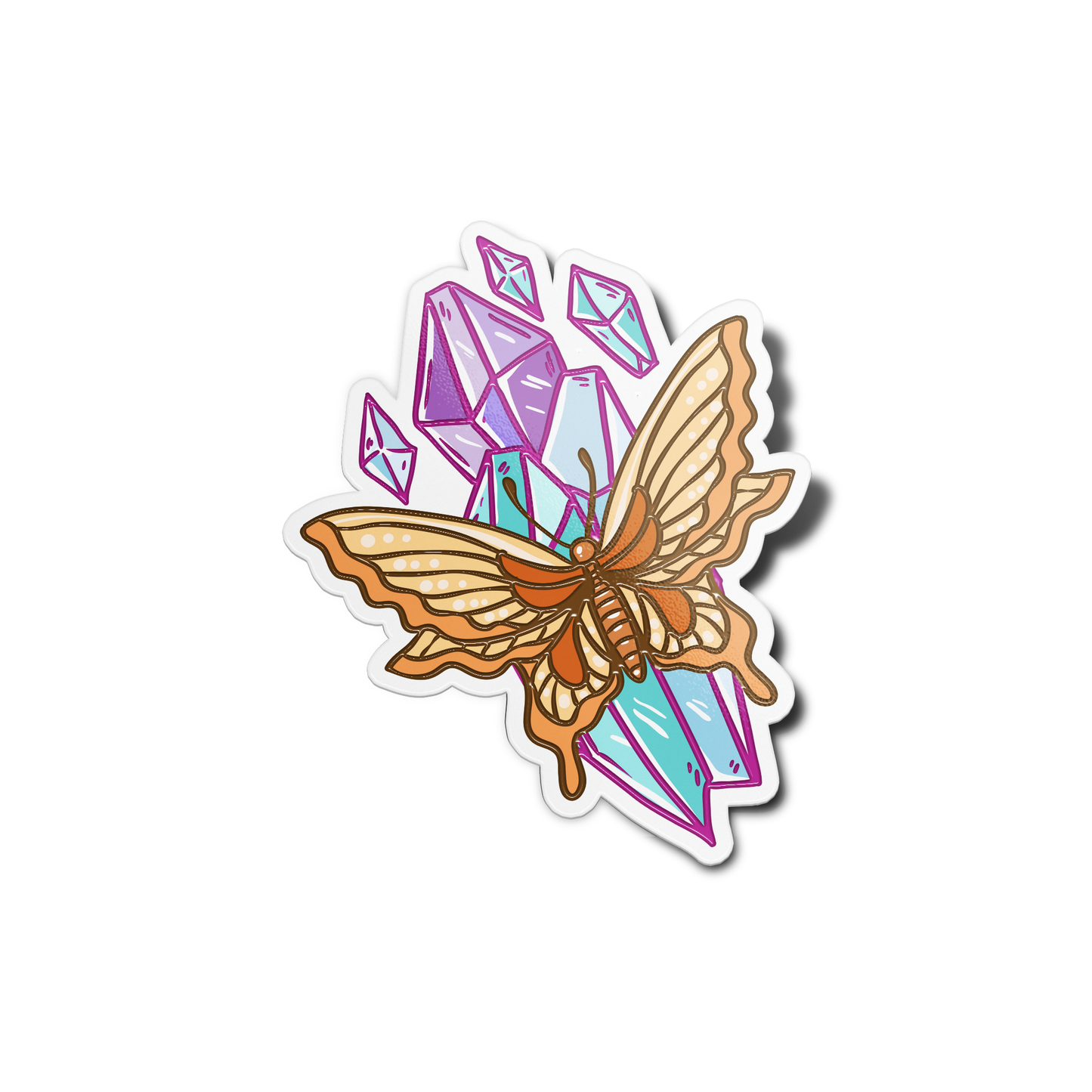 Butterfly Crystals Stickers