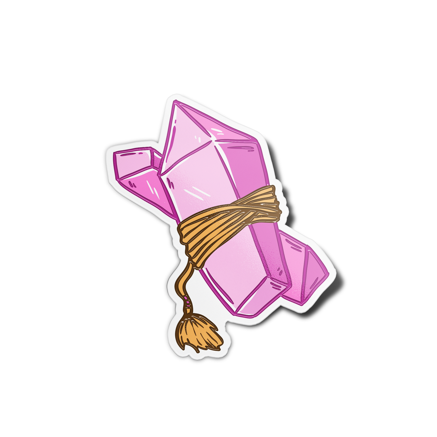 Pink Crystals Stickers