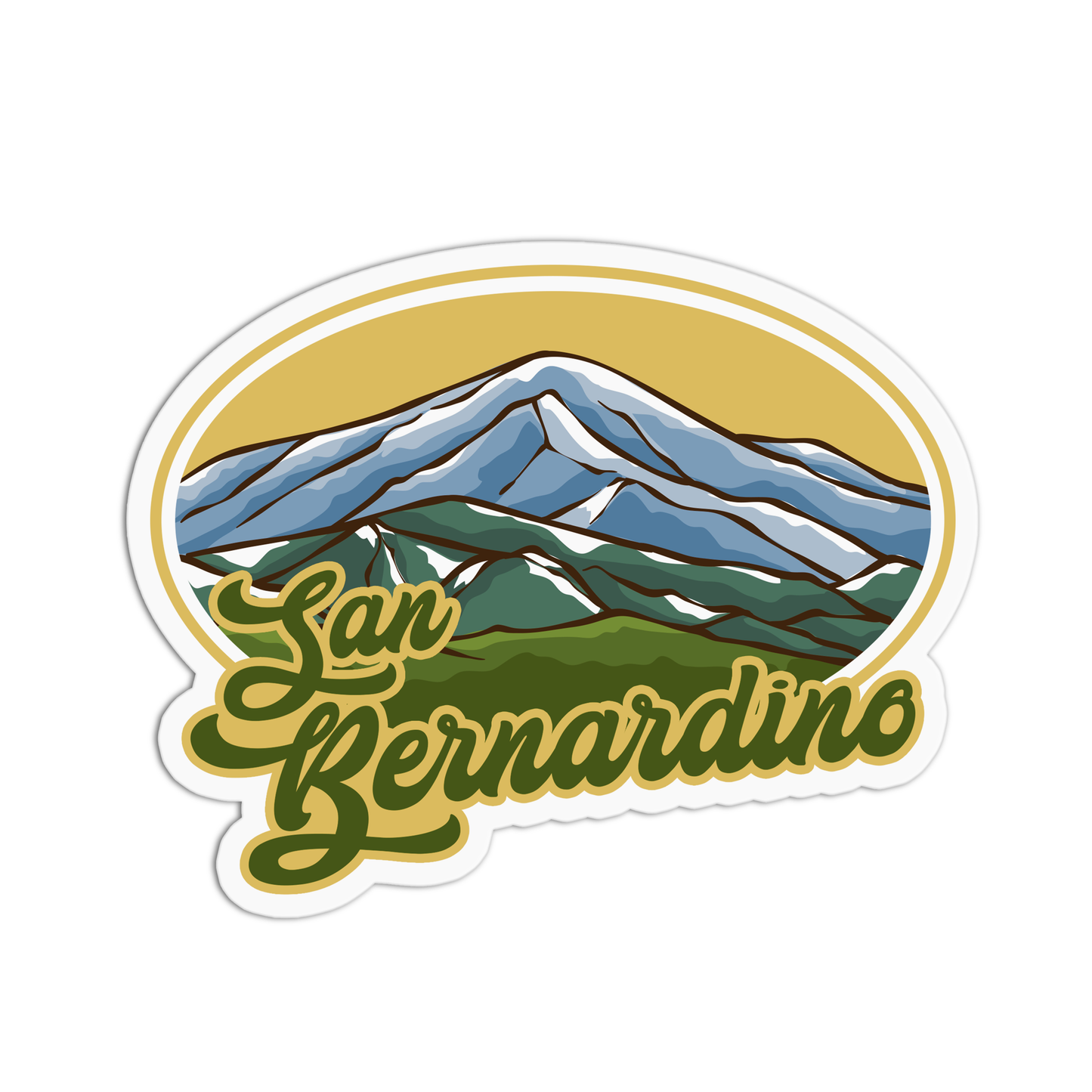 San Bernardino California Sticker